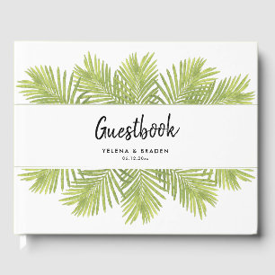 Livre D'or Mariage de palmiers tropicaux