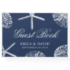 Mariage de plage Starfish & Sand Dollar Navy Blue