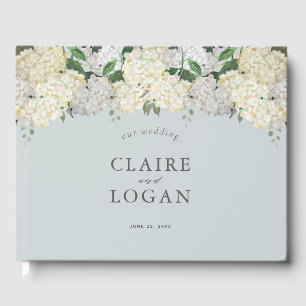 Livre D'or Mariage Dusty Blue Hydrangea