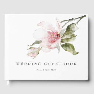 Livre D'or Mariage élégant floral élégant