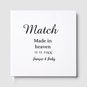 Livre D'or Mariage fait au ciel ajouter nom date calligraphie