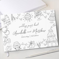 Mariage Fantaisiste Dessiné à la Main