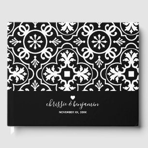Livre D'or Mariage Favoriser Custom Bride Groom Date Tile Mot