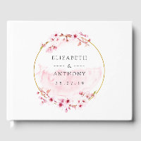 Mariage Fleur de Cerisier Géométrique Rose Printem