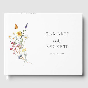 Livre D'or Mariage floral Wild Meadow