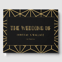 mariage géométrique art déco vintage des années 19