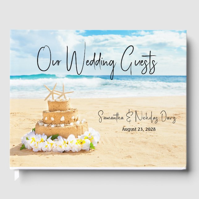 Livre D'or Mariage Ocean Love Beach (Recto)