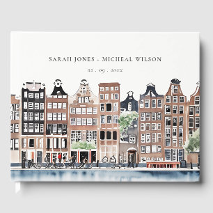 Livre D'or Mariage paysager du canal néerlandais d'Amsterdam