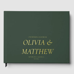 Livre d'or Mariage personnalisé avec huile