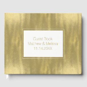 Livre D'or Mariage personnalisé Chic Gold
