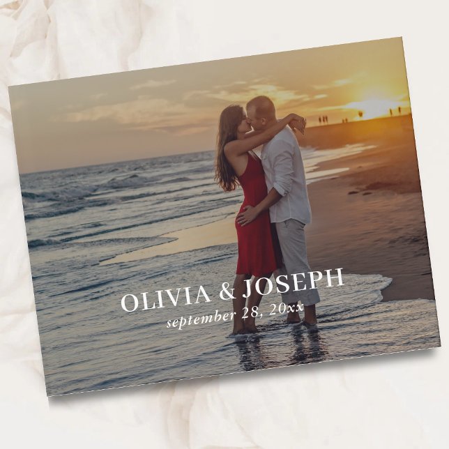 Livre D'or Mariage photo minimaliste simple et élégant (Créateur téléchargé)