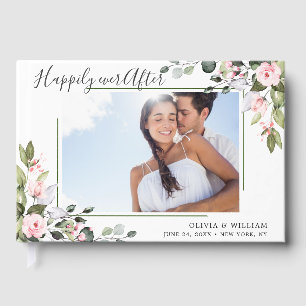 Livre D'or Mariage PHOTO Rose Eucalyptus Rose Blush