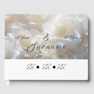 Livre d'or Mariage Rose Blanche