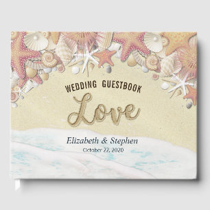 Livre d'or mariage Summer Beach Starfish Coques de