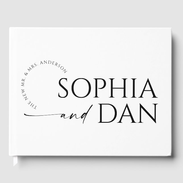 Livre D'or Mariage tout simplement minimal (Recto)