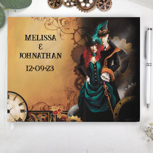 Livre D'or Mariage victorien Steampunk