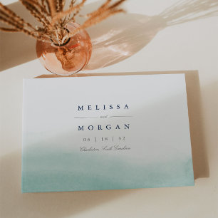 Livre D'or Marques Seaglass Mariage d'aquarelle côtière