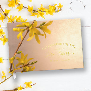 Livre D'or Mémorial de la Forsythie Jaune
