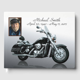 Livre D'or Mémorial de moto personnalisé