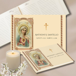Livre D'or Mémorial funéraire de la Vierge catholique