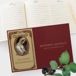 Livre D'or Mémorial funéraire de la Vierge catholique