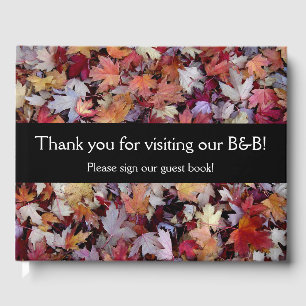 Livre D'or "Merci pour visiter notre B&B !" + Feuilles d'auto