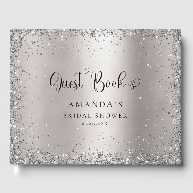 Livre D'or Modern, Glitter Bridal Shower    (Recto)