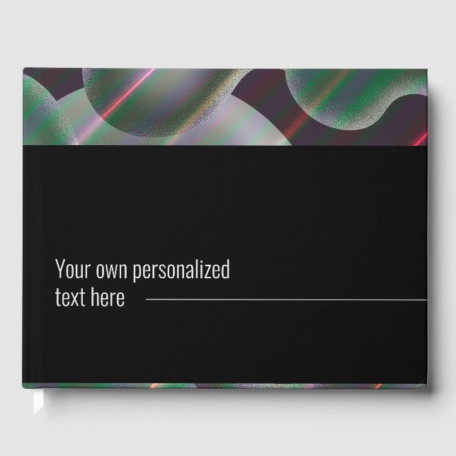 Livre D'or Moderne argent mercure liquide peinture abstraite (Recto)