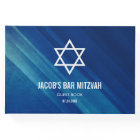 Moderne Blue Grunge Bar Mitzvah