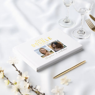 Livre D'or Moderne double célébration graduation