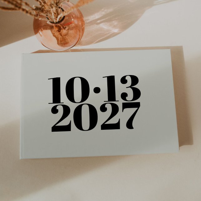 Livre d'or moderne et audacieux pour invités de ma (Créateur téléchargé)