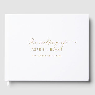 Livre d'or moderne Mariage Script