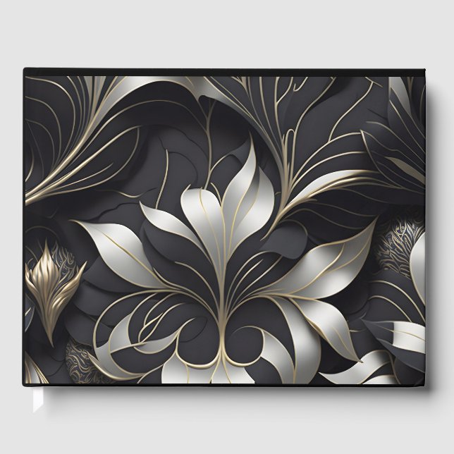 Livre d'or moderne noir (Recto)