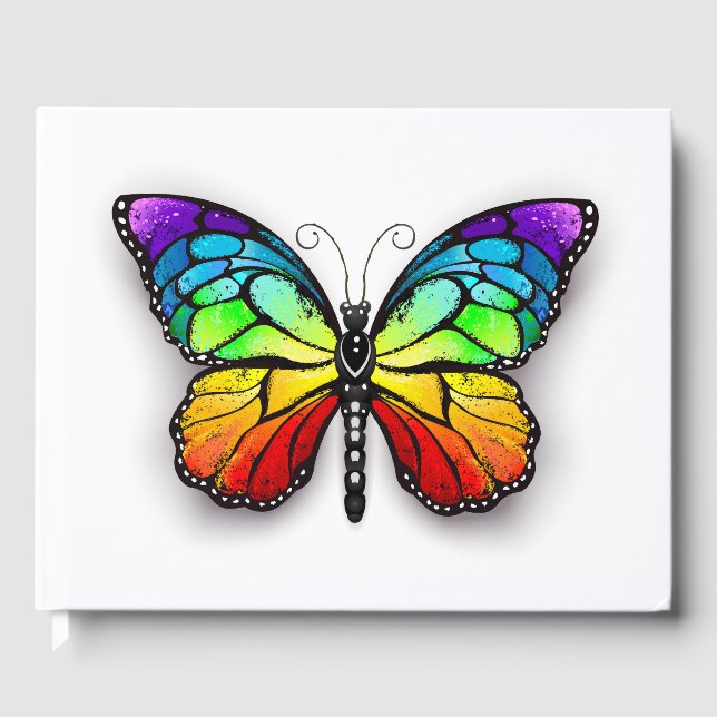 Livre D'or Monarque papillon arc-en-ciel (Recto)