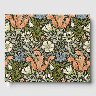 Livre D'or Morris BlackBackground 1896 Compton Floral Pattern