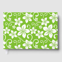 MOTIF BLUE HAWAII À LIME