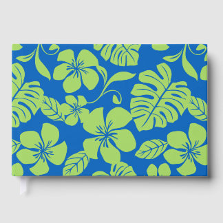 LIVRE D'OR MOTIF DE BIKINI ROSE EN BLEU ET VERT
