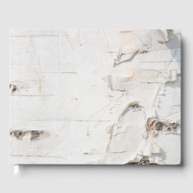 Livre D'or Motif d'écorce de bouleau (Recto)