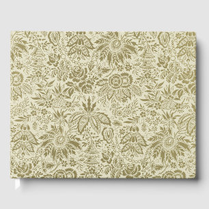 Livre D'or Motif floral Antique Damask Paisley