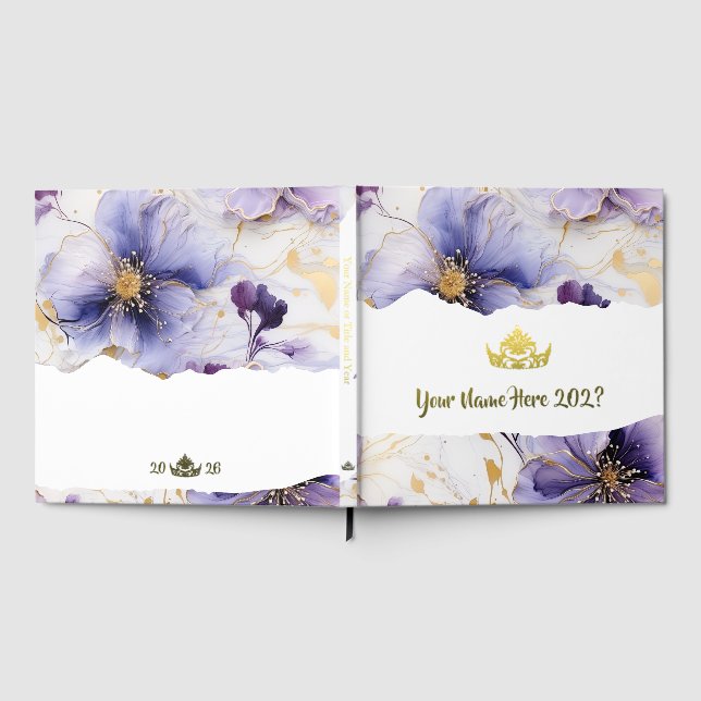 Livre D'or Mrs. America Like Crown Foil Scrapbook  (Complet)