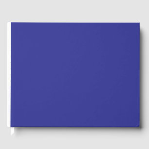 Livre D'or mur bleu avec horloge