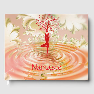 Livre D'or Namaste Citation Arbre de vie Zen Yoga Zen