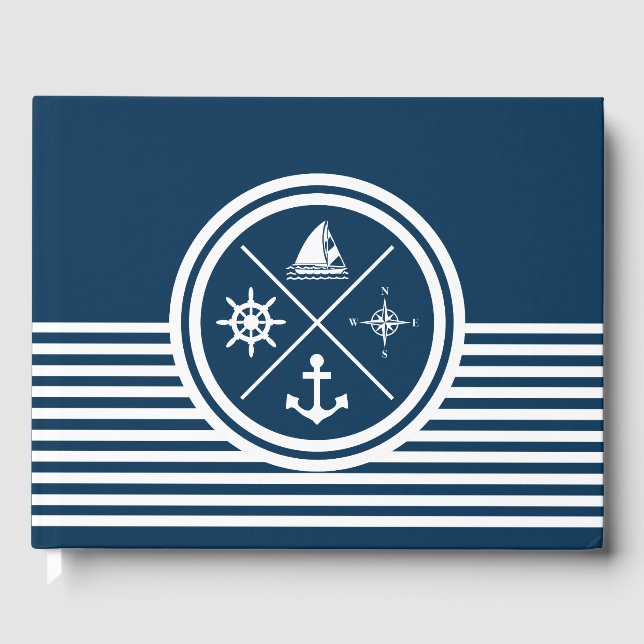 Livre D'or Nautical themed design (Recto)