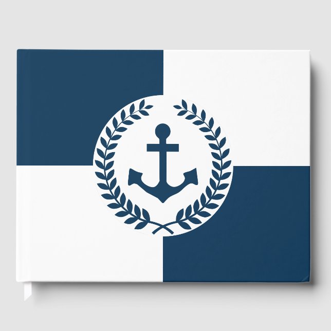 Livre D'or Nautical themed design (Recto)