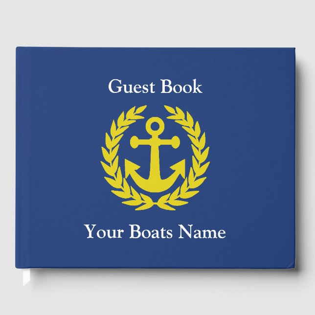Livre D'or Navire, yacht ou bateau (Recto)