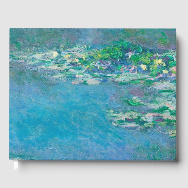 Livre D'or Nénuphars de Claude Monet Fine Art Painting (Recto)