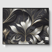 Livre d'or noir moderne