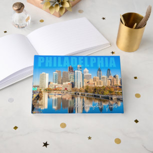 Livre D'or Nom et texte personnalisés Philadelphia Pennsylvan