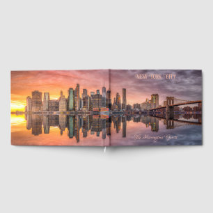 Livre D'or Nom personnalisé New York City Skyline