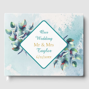 Livre D'or Notre Mariage   Eucalyptus Botanical Greenery